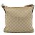 Borsa a Spalla GUCCI GG Canvas Beige Oro 145857 Auth BA14114 D'oro - vista 2