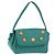 Borsa a Spalla LOEWE in Pelle Verde Oro Auth 190720A D'oro