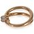 Anello a Doppia Fila a Nodo in Oro Rosa e Diamanti Tiffany & Co. - vista 2