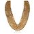 Gabrielle Collana Chanel Vintage Matelasse a più fili placcata oro