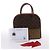 Borsa Louis Vuitton x Christian Louboutin Monogram Iconoclast in Marrone x Rosso M41234 Beige - vista 15