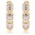 Autre Marque Pendientes de oro amarillo 1.43 ctw con diamantes de laboratorio - vista 2