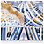 Carré 90 Hermès "Kawaora" in seta blu - vista 4