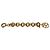 Gabrielle Bracciale CC Vintage 1993 placcato oro Chanel - vista 2