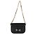 Borsa a tracolla Gucci Black Azalea in pelle di vitello Mini Crystal Horsebit 1955 - vista 5