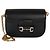Borsa a tracolla Gucci Black Azalea in pelle di vitello Mini Crystal Horsebit 1955 - vista 8