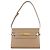 Pequena bolsa de ombro Manhattan em couro de bezerro bege Saint Laurent - vista 5