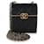 Gabrielle Bolso pequeño Chanel Black Quilted Lambskin con cadena Negro  - vista 1
