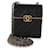 Gabrielle Bolso pequeño Chanel Black Quilted Lambskin con cadena Negro  - vista 8