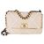 Chanel 19 Flap Bag aus beige Häkel-Kalbsleder Größe Medium - Ansicht 8