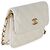 Gabrielle Clutch Chanel White Quilted Lambskin Pearl Crush Con Catena Bianco - vista 4