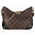 Louis Vuitton Boulogne NM in tela Monogram nera Marrone - vista 8