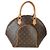Louis Vuitton Vintage Monogram Canvas Ellipse MM Marrone