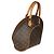 Louis Vuitton Vintage Monogram Canvas Ellipse MM Marrone - vista 4