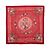 Hermès Carré 90 "JEUX DE PAILLE" Fazzoletto in cashmere e seta Rosso