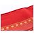 Hermès Carré 90 "JEUX DE PAILLE" Fazzoletto in cashmere e seta Rosso - vista 13