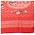 Hermès Carré 90 "JEUX DE PAILLE" Fazzoletto in cashmere e seta Rosso - vista 6