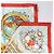 Foulard in seta Hermès Carré 90 "Hommage à Mozart" Rosso x Blu - vista 2
