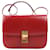 Céline Borsa a tracolla CELINE Classic Box Medium in pelle rossa Rosso