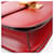 Céline Borsa a tracolla CELINE Classic Box Medium in pelle rossa Rosso - vista 10