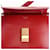 Céline Borsa a tracolla CELINE Classic Box Medium in pelle rossa Rosso - vista 16