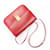 Céline Borsa a tracolla CELINE Classic Box Medium in pelle rossa Rosso - vista 7