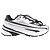 Baskets Diesel D-Airspeed Low-Striped en ripstop enduit Argent, Taille 43 EU Gris