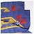 Foulard in seta Hermès Carré 90 "AUX CHAMPS" Blu Navy - vista 2