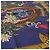 Foulard in seta Hermès Carré 90 "AUX CHAMPS" Blu Navy - vista 8