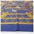 Foulard in seta Hermès Carré 90 "AUX CHAMPS" Blu Navy - vista 9