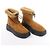Autre Marque Botas Emma de shearling MARIA LUCA, Camel, Talla 37 EU Camello - vista 6