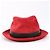 Hermès Cappello Fedora in velluto a coste Hermes in rosso - vista 3