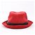 Hermès Cappello Fedora in velluto a coste Hermes in rosso - vista 5