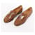 Hermès Mocasín de cuero HERMES Constance, Marrón, Talla 36 EU Castaño  - vista 2