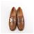 Hermès Mocasín de cuero HERMES Constance, Marrón, Talla 36 EU Castaño  - vista 4