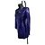 Mini abito BALMAIN con paillettes stampa leopardata Fall2009 in blu elettrico e nero - Taglia FR 38 - vista 3