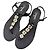 Timeless Sandali Thong Chanel Black Flower Pearl - EU 41 Usato
