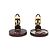 Pendientes de clip Chanel en oro y rojo Roja Dorado - vista 6