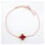 Van Cleef & Arpels Sweet Alhambra Bracelet Red  - view 3