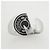 Ring Hermès Anello Carousel Hermes Nero Argento - vista 2