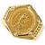 Autre Marque 18K Gelbgold-Ring mit Diamant Golden