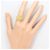 Autre Marque 18K Gelbgold-Ring mit Diamant Golden - Ansicht 6