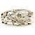 Autre Marque 18K Weißgold-Ring mit gelbem Diamanten Golden