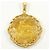 Autre Marque Pendente in oro giallo K24 e diamante D'oro - vista 3