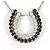 Autre Marque Collana in oro bianco 18K e diamanti Nero D'oro