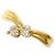 Autre Marque 18K Gelbgold-Ring mit Diamant Golden