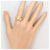 Autre Marque 18K Gelbgold-Ring mit Diamant Golden - Ansicht 7