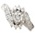 Autre Marque Platinring mit Diamanten