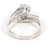 Autre Marque Platinring mit Diamanten - Ansicht 4