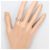 Autre Marque PT900 Platinring mit Diamant - vista 7